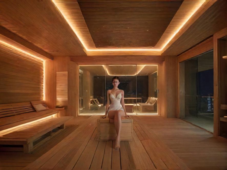 广州高端桑拿会所夜场大厅实景