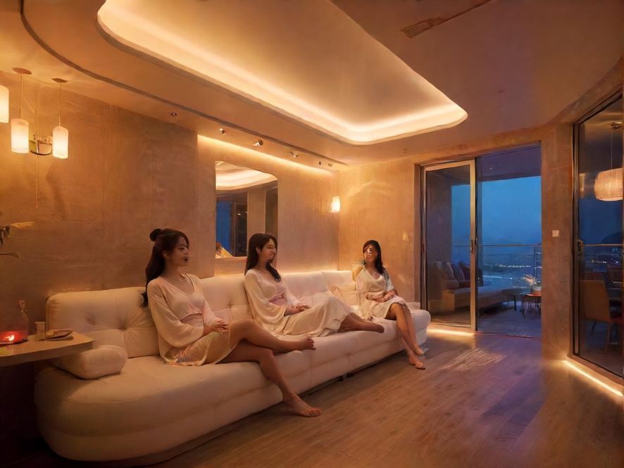 深圳南山桑拿会所休息区氛围展示