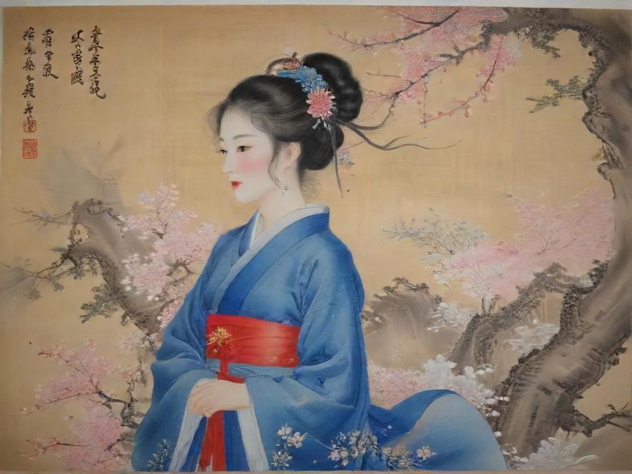 一张插画风格的图片，描绘一群人在论坛上热烈交流的场景