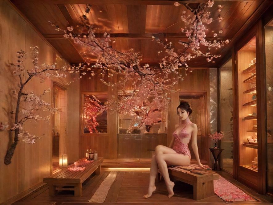 罗湖樱花水会大厅豪华环境展示
