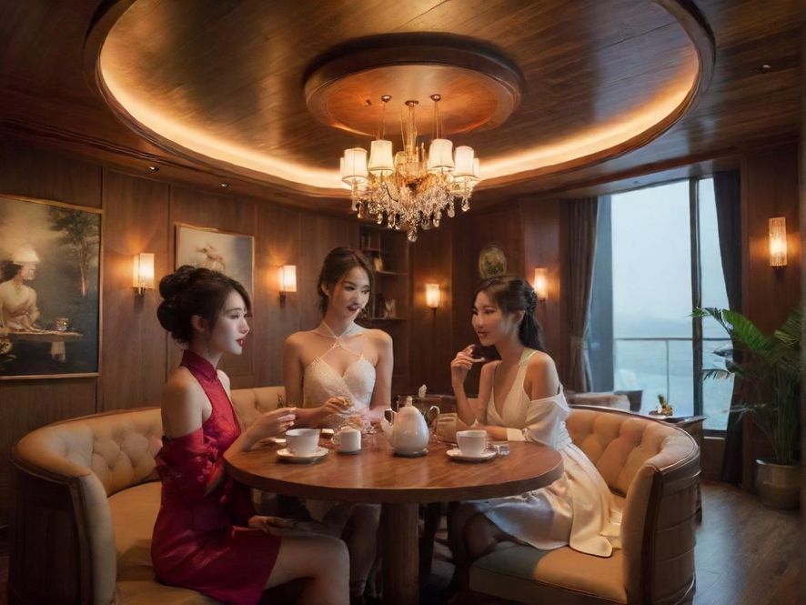 深圳高端茶室内的温馨氛围