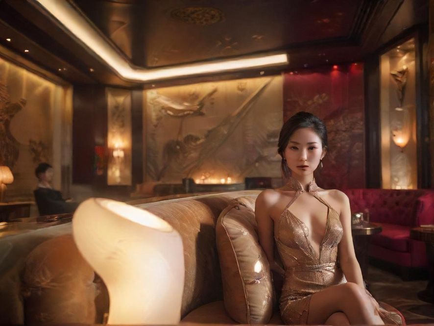 深圳某高端休闲场所的休息区