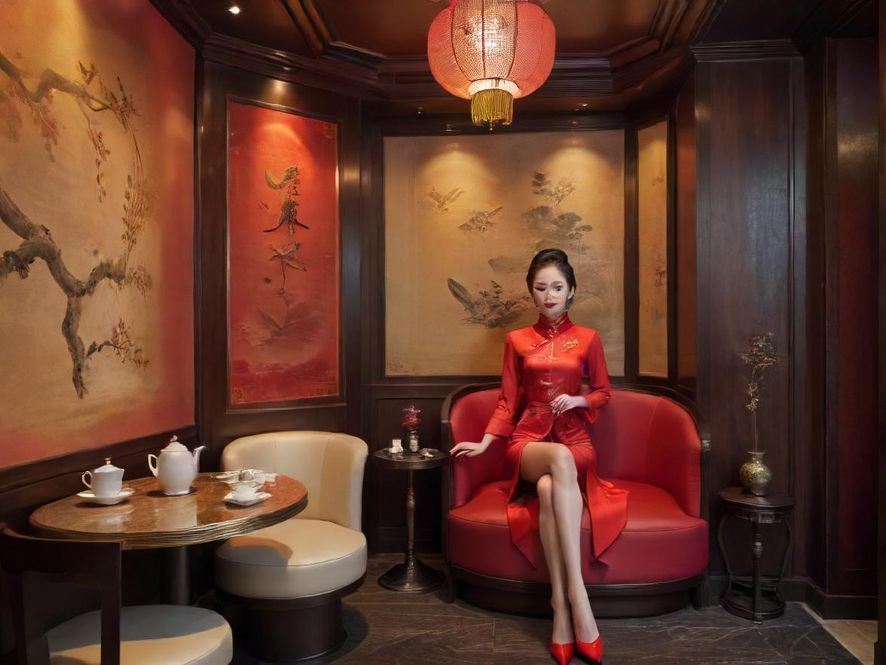 广州雅致高端茶室内部