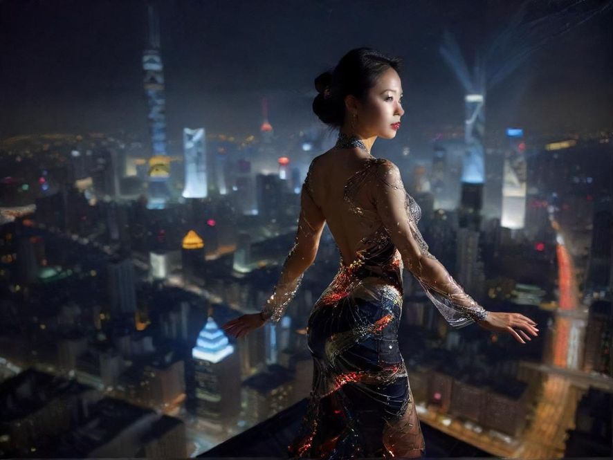 广佛夜景流光溢彩