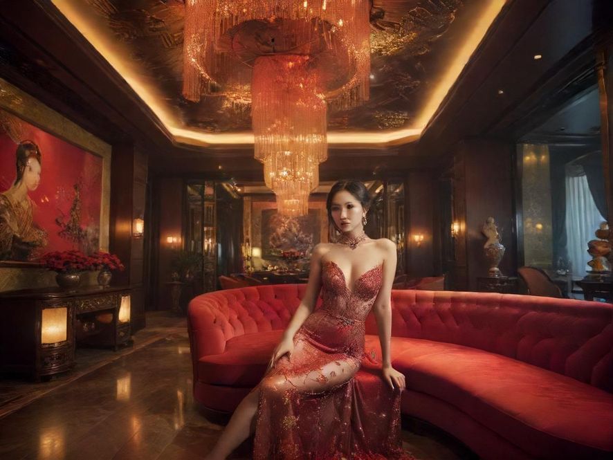 广州高端会所休息区