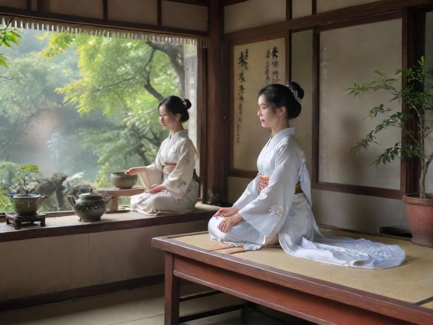 广州白云茶艺表演场景