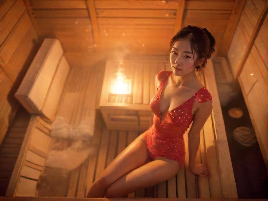 桑拿会所内部温馨场景
