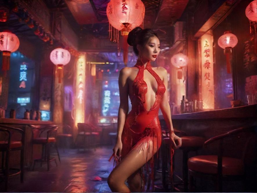 上海夜场休闲会所夜景外观