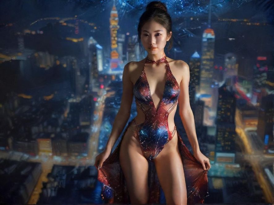 手机屏幕上显示着城市休闲娱乐信息