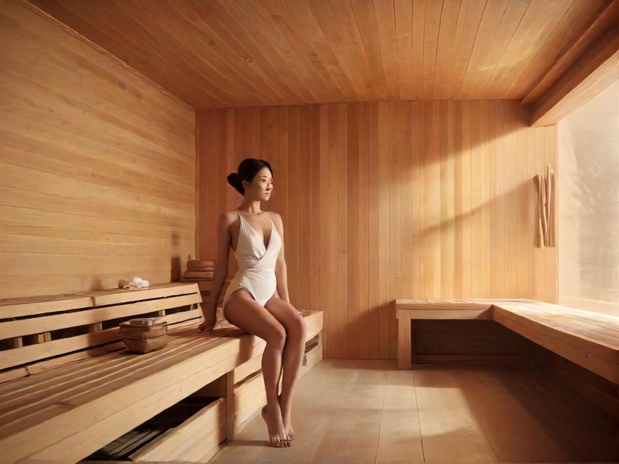 高端桑拿会所内部场景