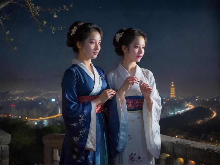 广州夜场休闲娱乐区域入口夜景