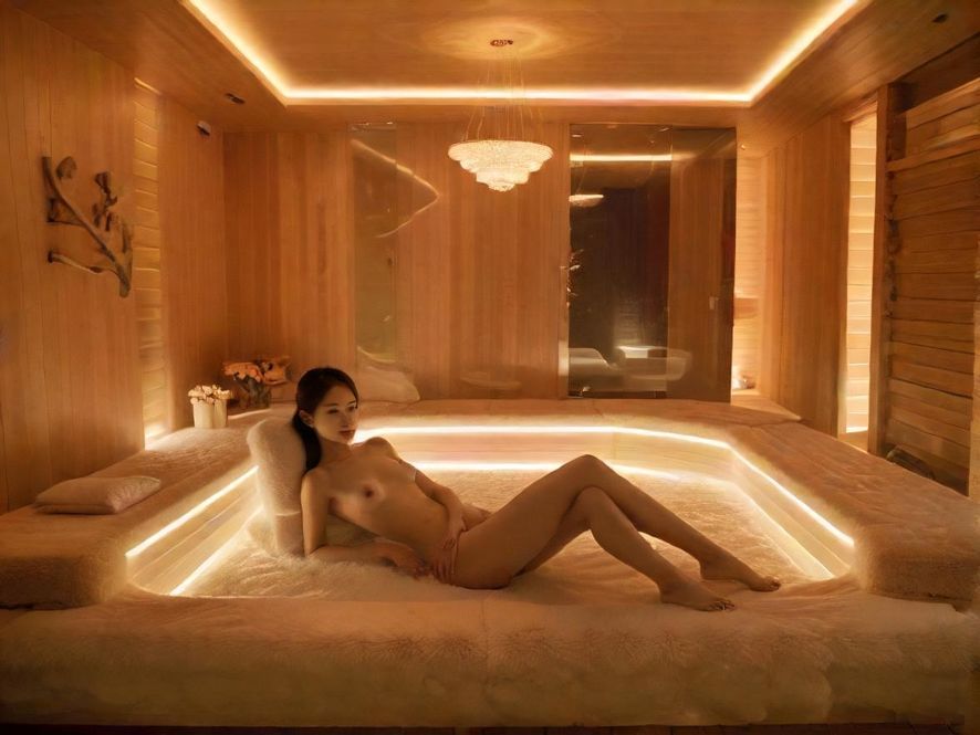 深圳桑拿会所豪华休息区实景图