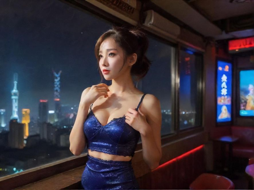 东莞夜场KTV炫彩夜景