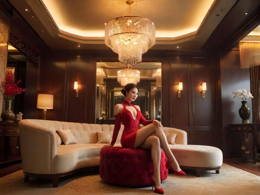 广州某高端休闲会所内部景观