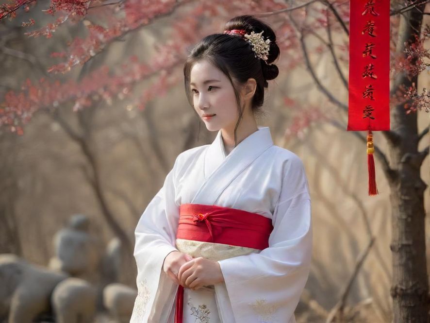 一位气质优雅的女士,侧坐在咖啡馆里,神态放松地低头浏览手机,光线柔和