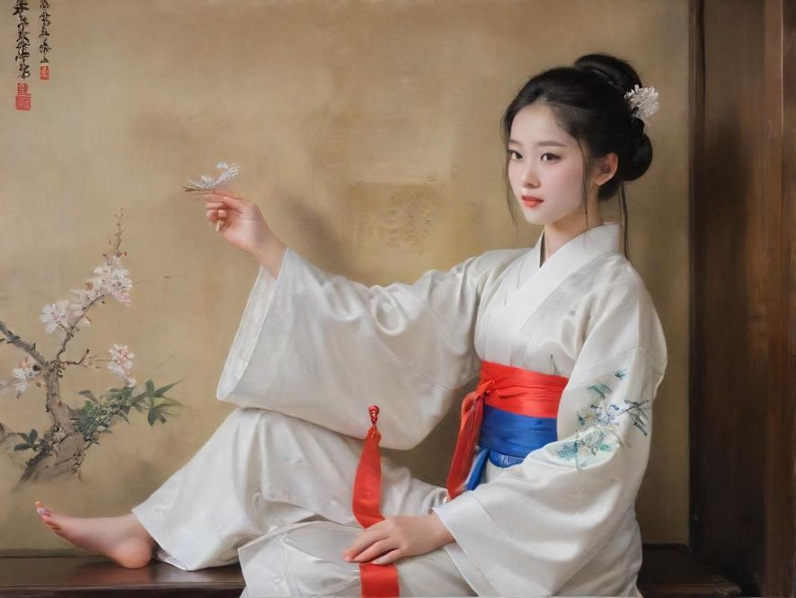 万花楼QM服务人员 优雅的古典女子