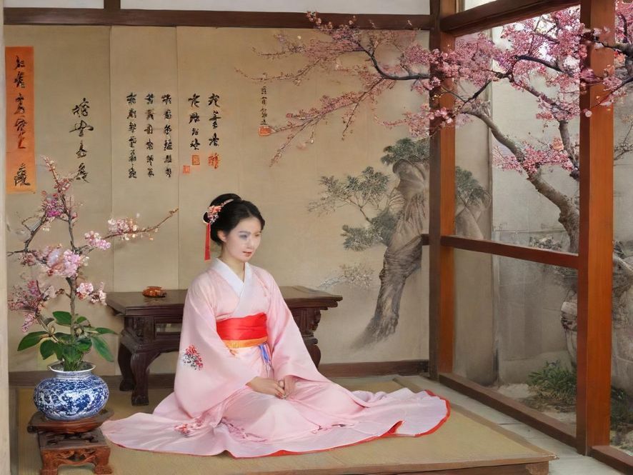 学员参与花艺课程现场