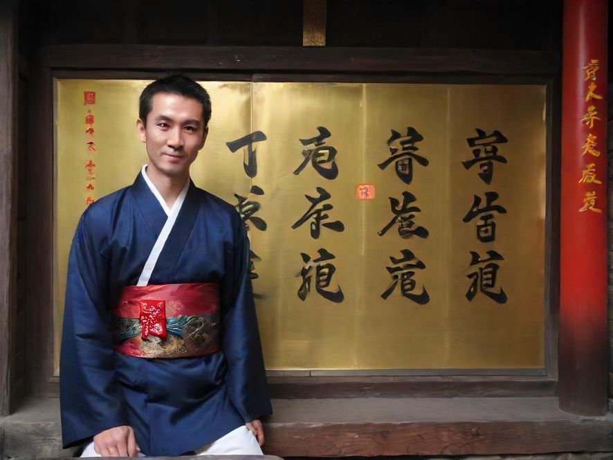 一群年轻人在城市老街进行户外解谜游戏,充满活力。