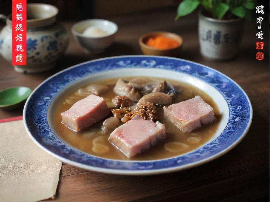 一道摆盘精美的法式甜点,色彩与造型都充满艺术感,令人垂涎。