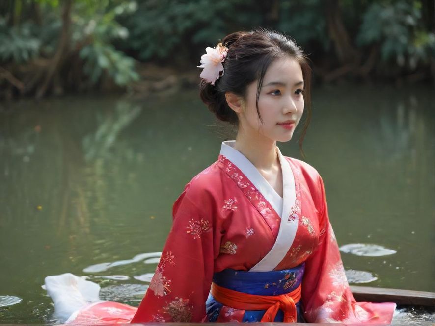 一位气质优雅的女士,侧颜面对镜头,正轻柔地浅尝杯中的香茗,脸上流露出惬意放松的表情,身处一间私密而温馨的包厢中。