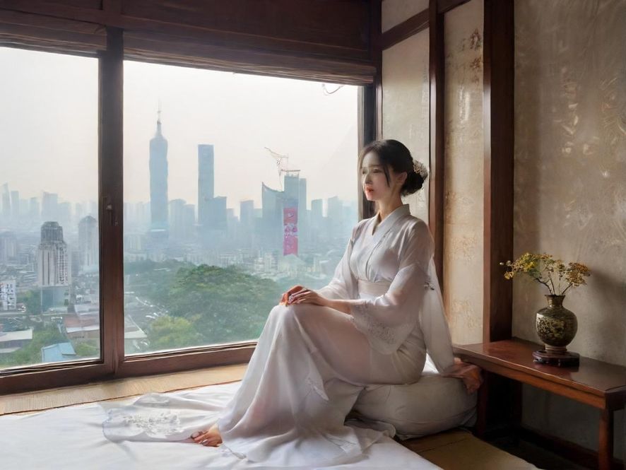 两位女性朋友在温馨咖啡馆里,手持咖啡杯,面带微笑,亲密交谈